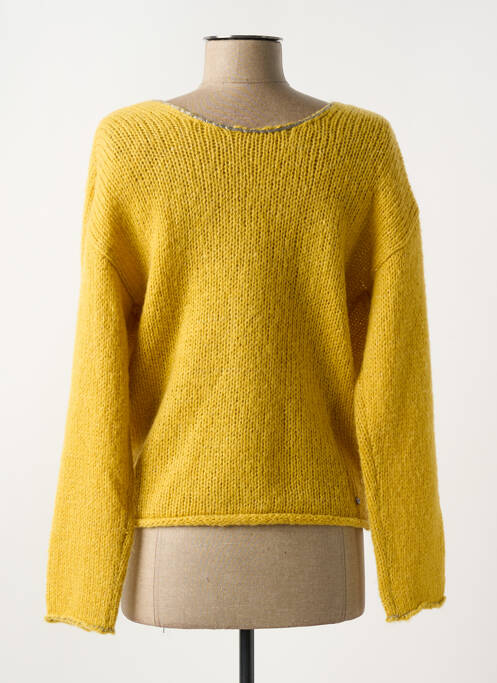 Vestă cu mâneci lungi galben TREND BY CAPTAIN TORTUE femeie