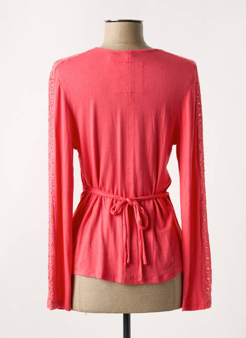 Cardigan petrecut roz DREAMWEAR BY JAVA femeie