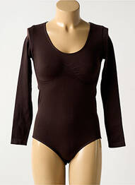 Body de lenjerie elasticitate maro JAVA femme