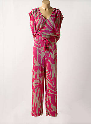 Salopetă-pantalon roz MAISON CAPTAIN femeie