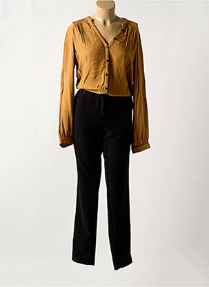 Salopetă-pantalon galben TREND BY CAPTAIN TORTUE femeie