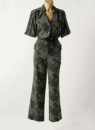 Salopetă-pantalon verde MAISON CAPTAIN femeie