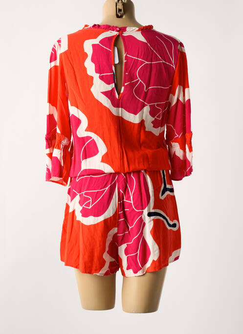 Salopetă scurtă roșu JAVA BY CAPTAIN TORTUE femeie