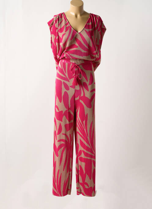 Salopetă-pantalon roz MAISON CAPTAIN femeie