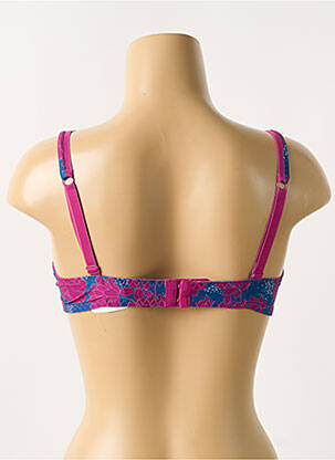 Sutien ușoară și transparentă sutien cupe întregi cu decolteu înalt violet ALLANDE femeie