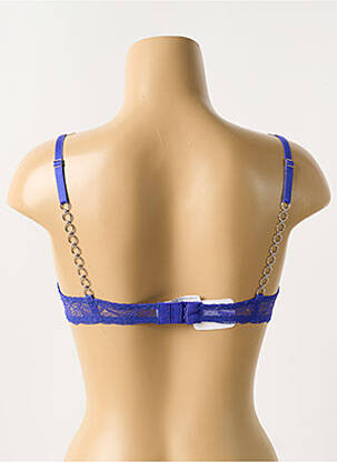 Sutien broderie top sutien modelat albastru ALLANDE femeie