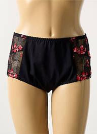 Chilot efect material satinat negru ALLANDE femeie