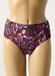 Tanga efect material satinat violet ALLANDE femme