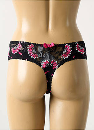 Tanga elasticitate negru ALLANDE femeie