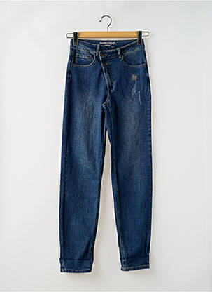 Blugi cu croială slim albastru MAISON CAPTAIN femeie