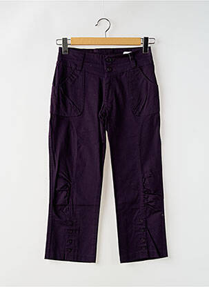 Pantalon drept violet MISS CAPTAIN femeie