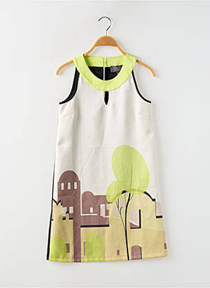 Rochie scurtă fără mâneci fără mâneci verde LITTLE MISS BY CAPTAIN TORTUE femeie