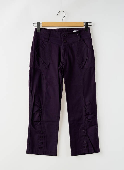 Pantalon drept violet MISS CAPTAIN femeie
