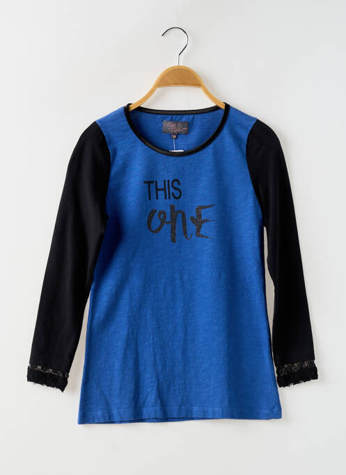 Tricou albastru LITTLE MISS BY CAPTAIN TORTUE femeie