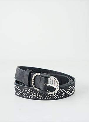 Curea efect material satinat negru CAPTAIN TORTUE femeie