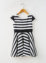 Rochie midi mâneci scurte mâneci scurte negru BOBOLI fille