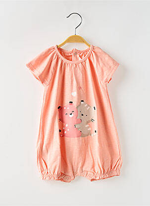 Salopetă-pantalon portocaliu MAYORAL fată