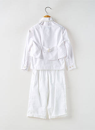 Set pantaloni croială dreaptă alb CHRISTELLA băiat