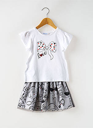 Set fustă alb MAYORAL fată