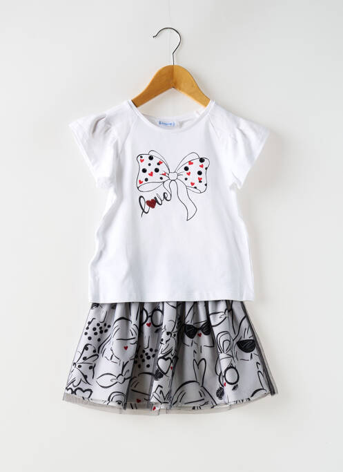 Set fustă alb MAYORAL fată