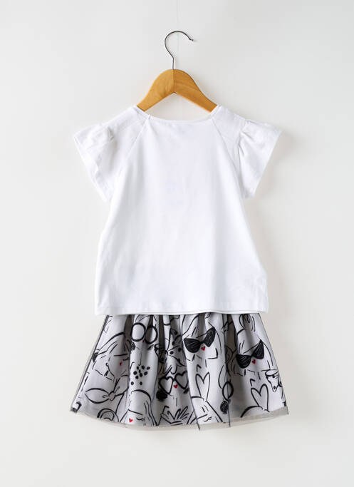 Set fustă alb MAYORAL fată