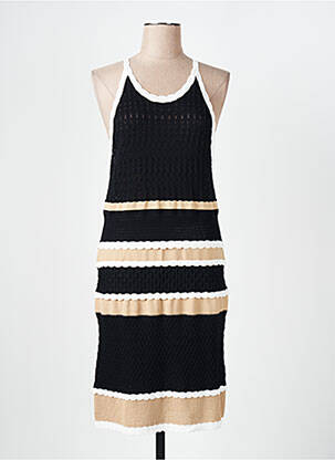 Rochie midi fără mâneci fără mâneci negru LIU JO femeie