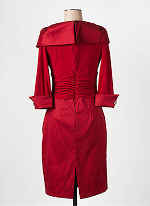 Rochie midi mâneci 3/4 mâneci 3/4 roșu JOSEPH RIBKOFF femeie