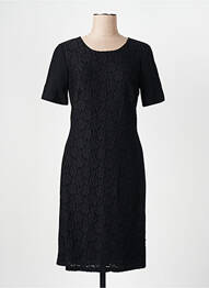 Rochie midi închidere cu fermoar la spate mâneci scurte negru BETTY BARCLAY femme