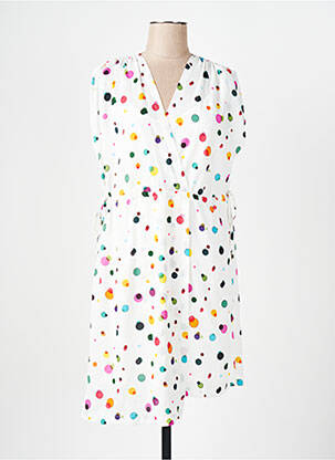 Rochie midi alb COP COPINE femeie