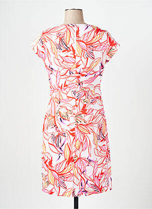 Rochie midi imprimeu fantezie mâneci scurte roz GERRY WEBER femeie