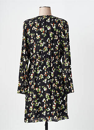 Rochie midi imprimeu fantezie mâneci lungi negru LIU JO femeie
