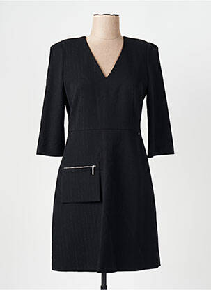 Rochie midi mâneci lungi mâneci lungi negru COP COPINE femeie