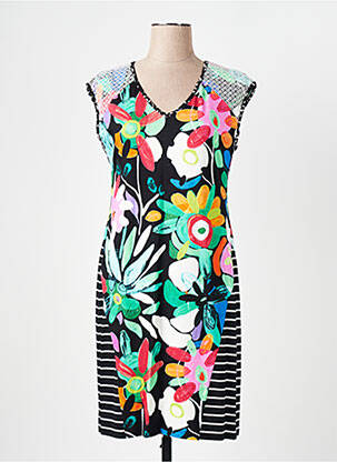 Rochie midi mâneci scurte mâneci scurte negru OLIVIER PHILIPS femeie
