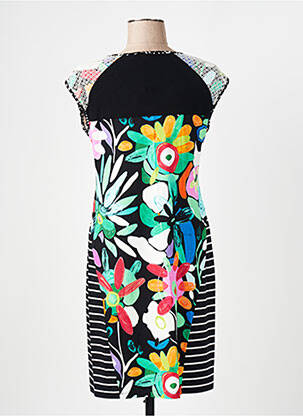 Rochie midi mâneci scurte mâneci scurte negru OLIVIER PHILIPS femeie