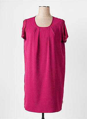 Rochie scurtă mâneci scurte mâneci scurte violet LOLA ESPELETA femeie