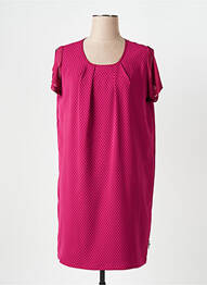Rochie scurtă mâneci scurte mâneci scurte violet LOLA ESPELETA femme