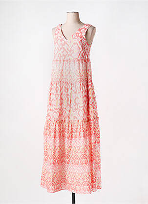 Rochie lungă roz OUI femeie