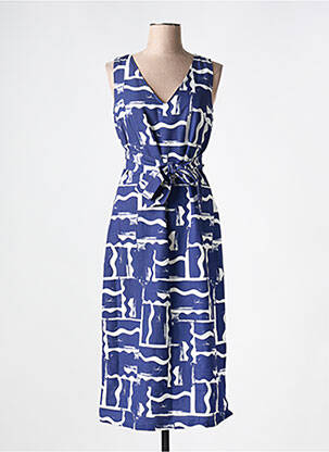 Rochie midi albastru SIGNE NATURE femeie