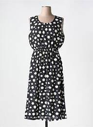 Rochie midi fără mâneci fără mâneci negru BATIDA femme