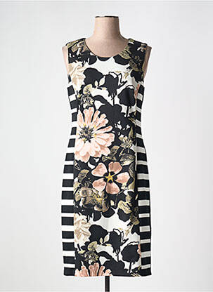 Rochie midi imprimeu floral fără mâneci negru GERRY WEBER femeie