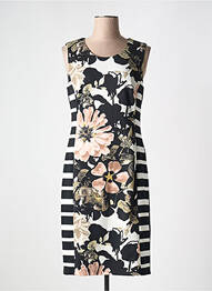 Rochie midi imprimeu floral fără mâneci negru GERRY WEBER femme
