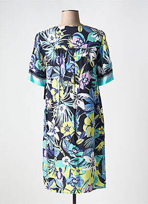Rochie midi imprimeu floral mâneci scurte albastru BETTY BARCLAY femeie