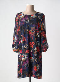 Rochie midi imprimeu floral mâneci lungi albastru BETTY BARCLAY femme