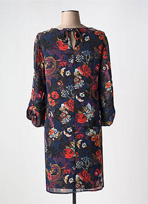Rochie midi imprimeu floral mâneci lungi albastru BETTY BARCLAY femeie