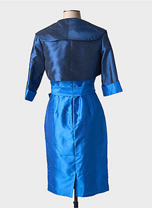 Set rochie croială cambrată albastru FASHION NEW YORK femeie