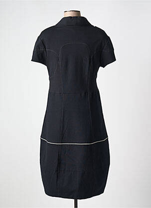 Rochie midi mâneci scurte mâneci scurte negru CHRISTINE LAURE femme