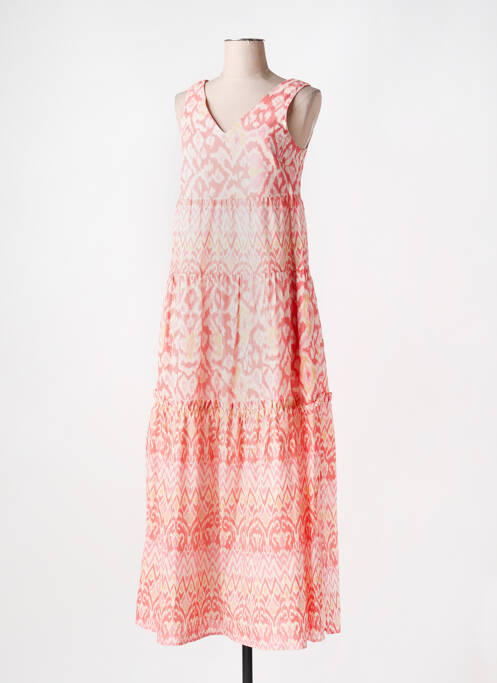 Rochie lungă roz OUI femeie