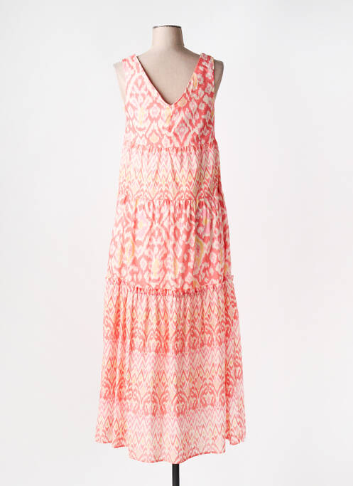 Rochie lungă roz OUI femeie