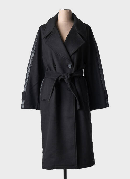 Palton lung negru S.OLIVER femeie