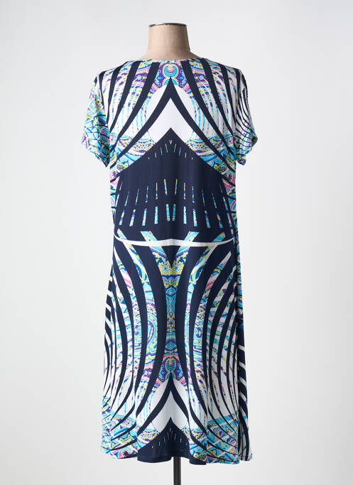 Rochie midi albastru CHRISTINE LAURE femeie